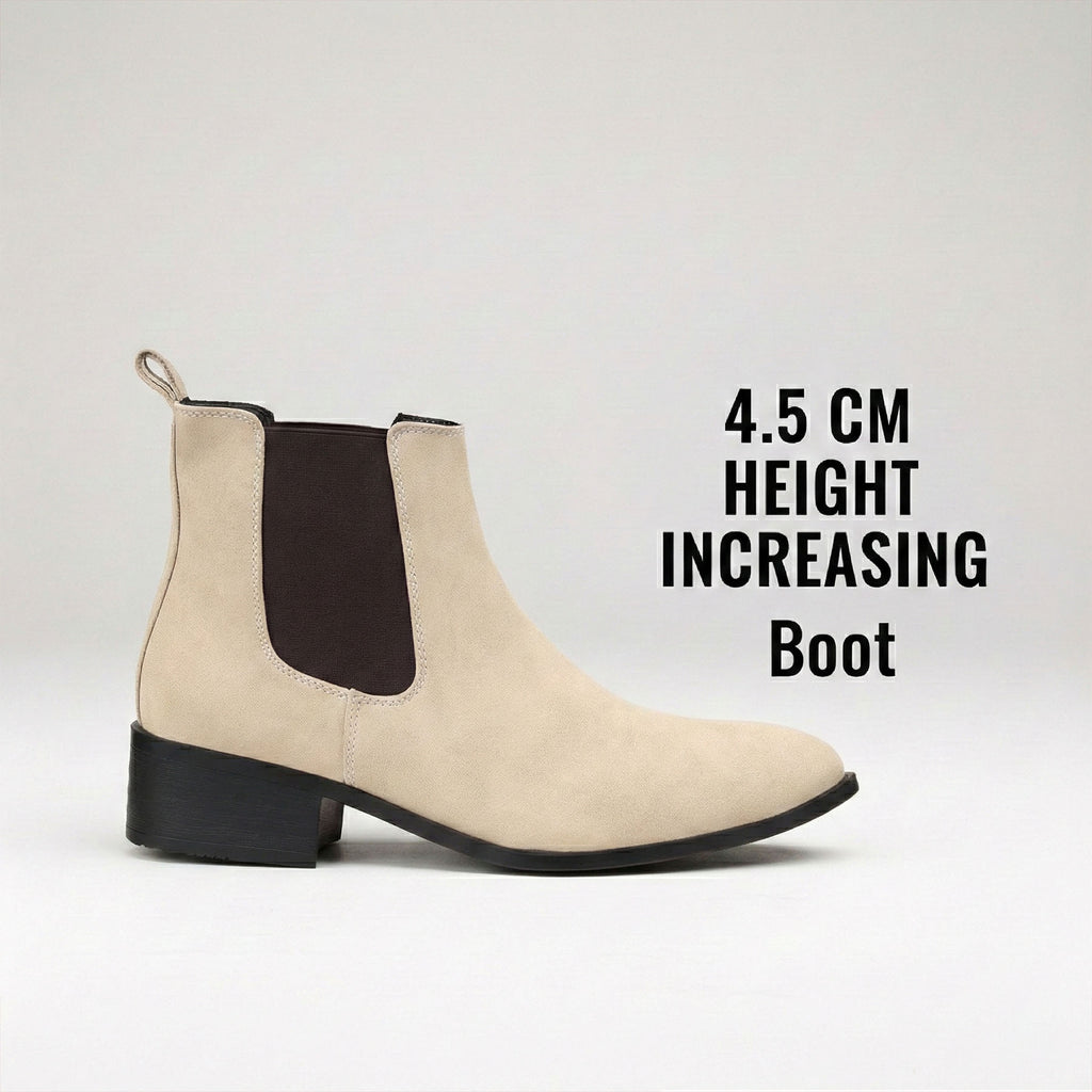 BAXXICO Smart Casual Mens Boots with 4.5cm Heel Height