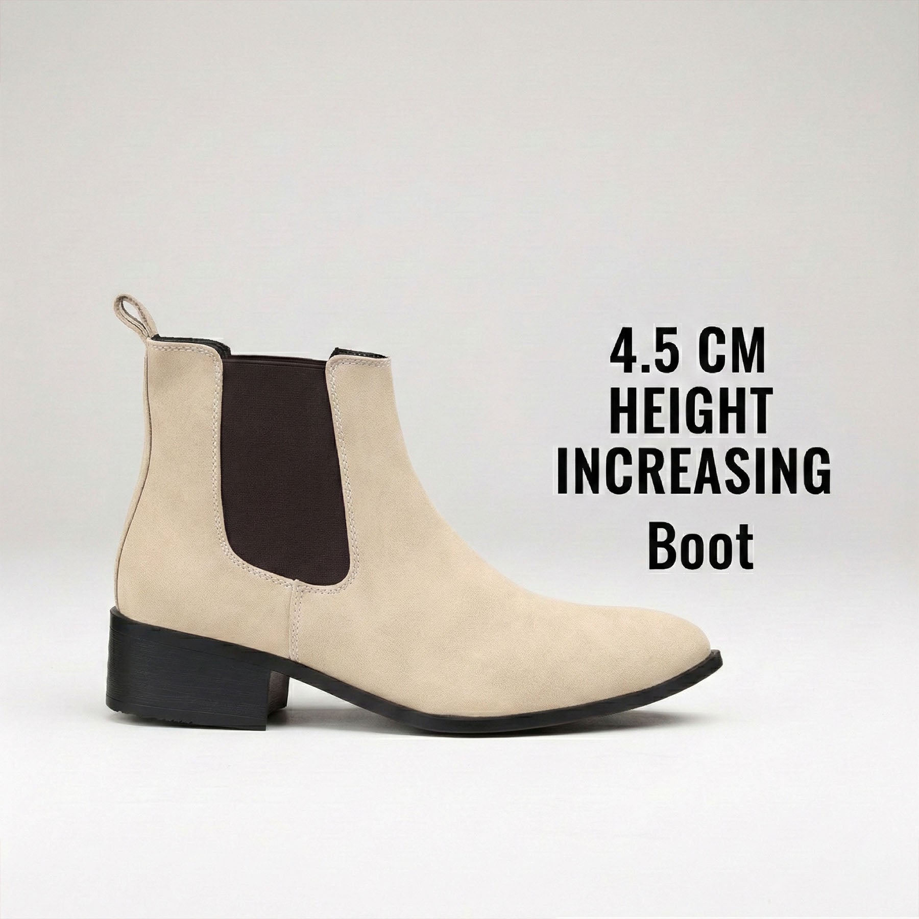 BAXXICO Smart Casual Mens Boots with 4.5cm Heel Height