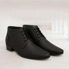 BAXXICO Mens Derby Faux Vegan Leather Formal Wear Boots