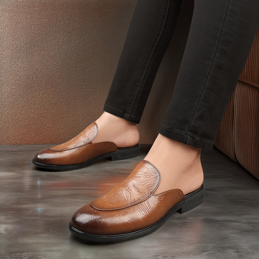 BAXXICO Luxury Slip On Mule Shoes Crafted for Bold Modern Fashion