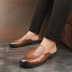 BAXXICO Luxury Slip On Mule Shoes Crafted for Bold Modern Fashion