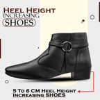 BAXXICO Office Wear Zipper and Buckle Boots for Men