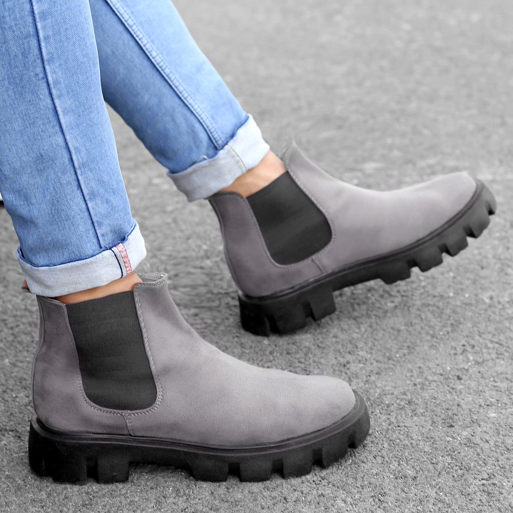 Baxxico Vegan Suede Ultra Comfortable Slip-on Boots for Men