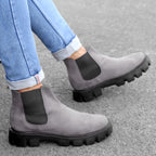 BAXXICO Vegan Suede Ultra Comfortable Slip on Boots for Men