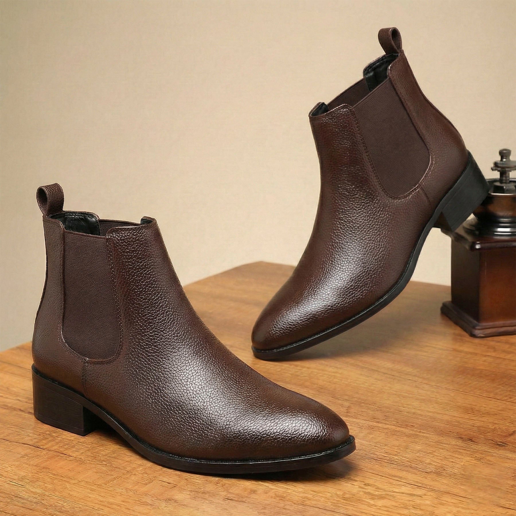 BAXXICO Mens Height Boost Boots 4.5CM Stylish & Comfortable