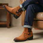 BAXXICO Mens comfortable faux leather boots