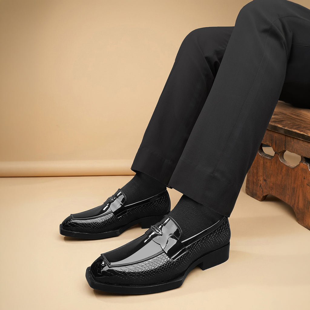 BAXXICO Luxury Party Wear Shoes with Elevated Heel Design for Men