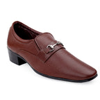 BAXXICO Mens Formal Slip On Buckle Shoes