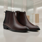 BAXXICO Mens Classic comfortable faux leather Boots
