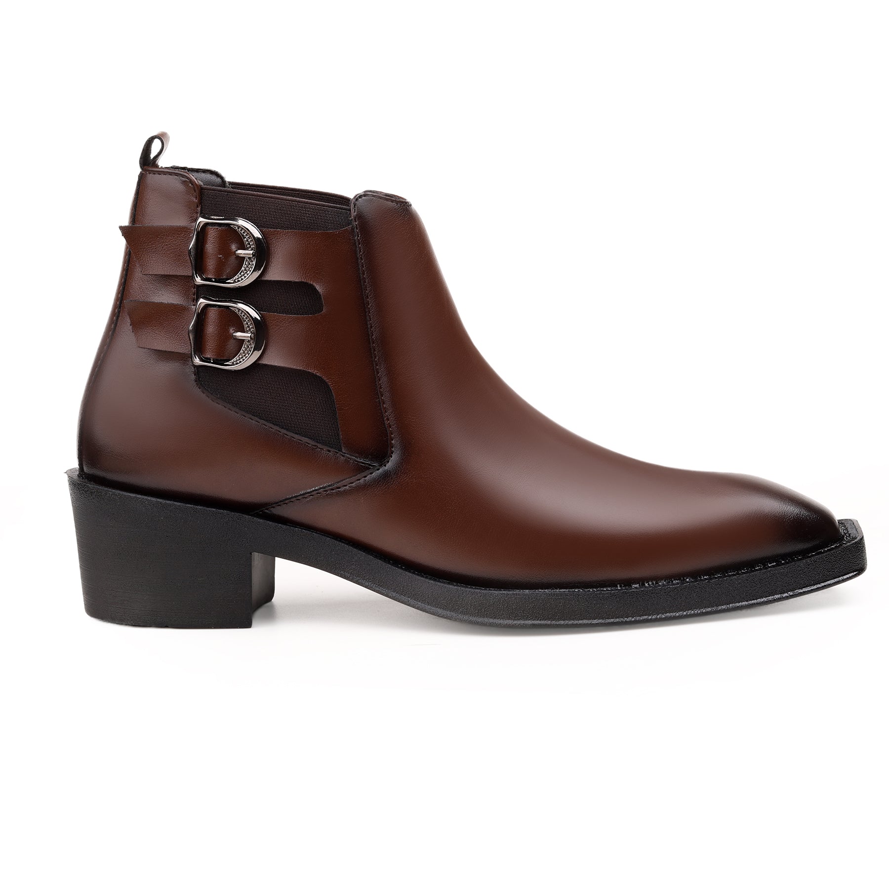 BAXXICO Mens Formal Chelsea Boots Extra Height Lift Comfortable Fashion Boots