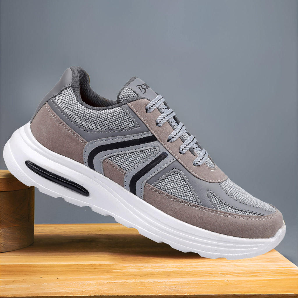 Baxxico Mens Cushioned Sports Sneakers for Outdoor and Indoor Use