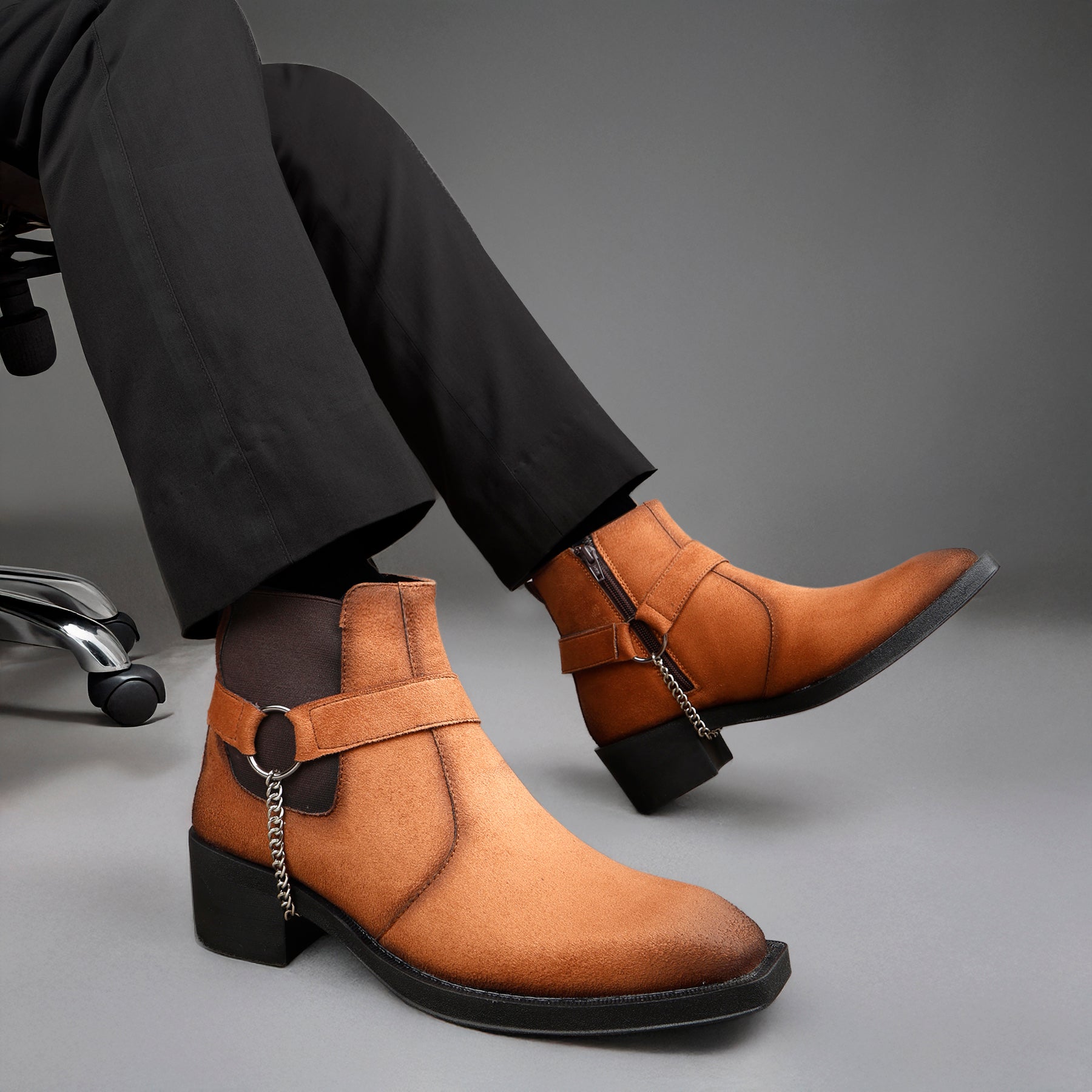 BAXXICO Mens ElevateMax Boots 5–6CM Height Gain