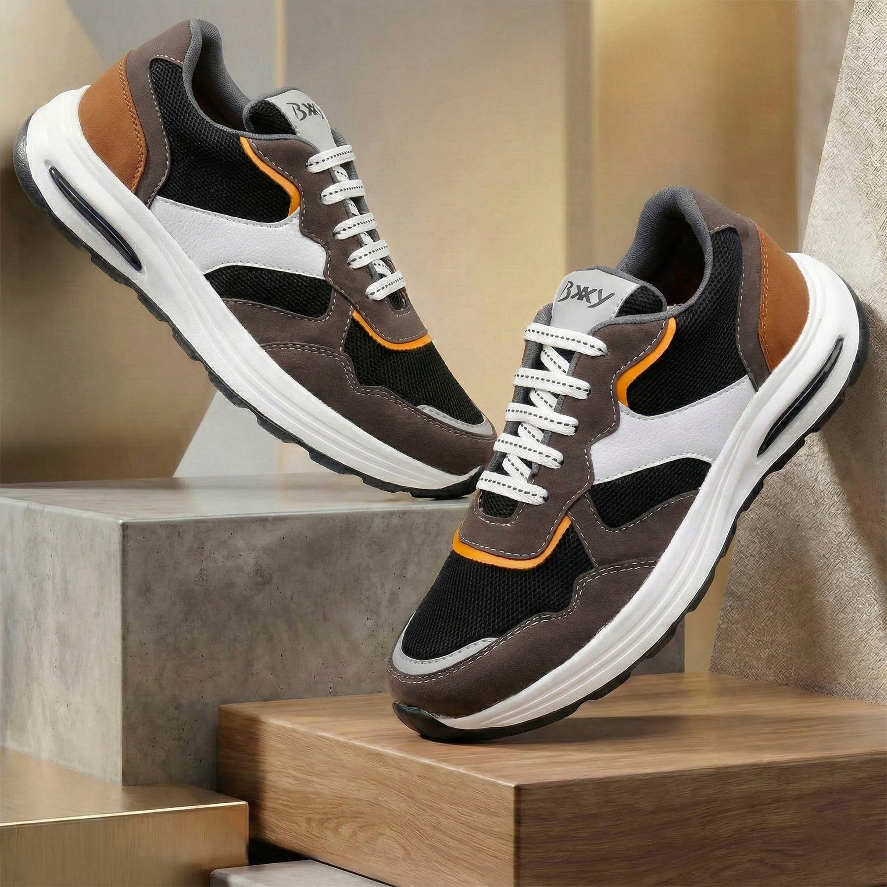 Baxxico Mens Height Increasing Slip-on Shoes