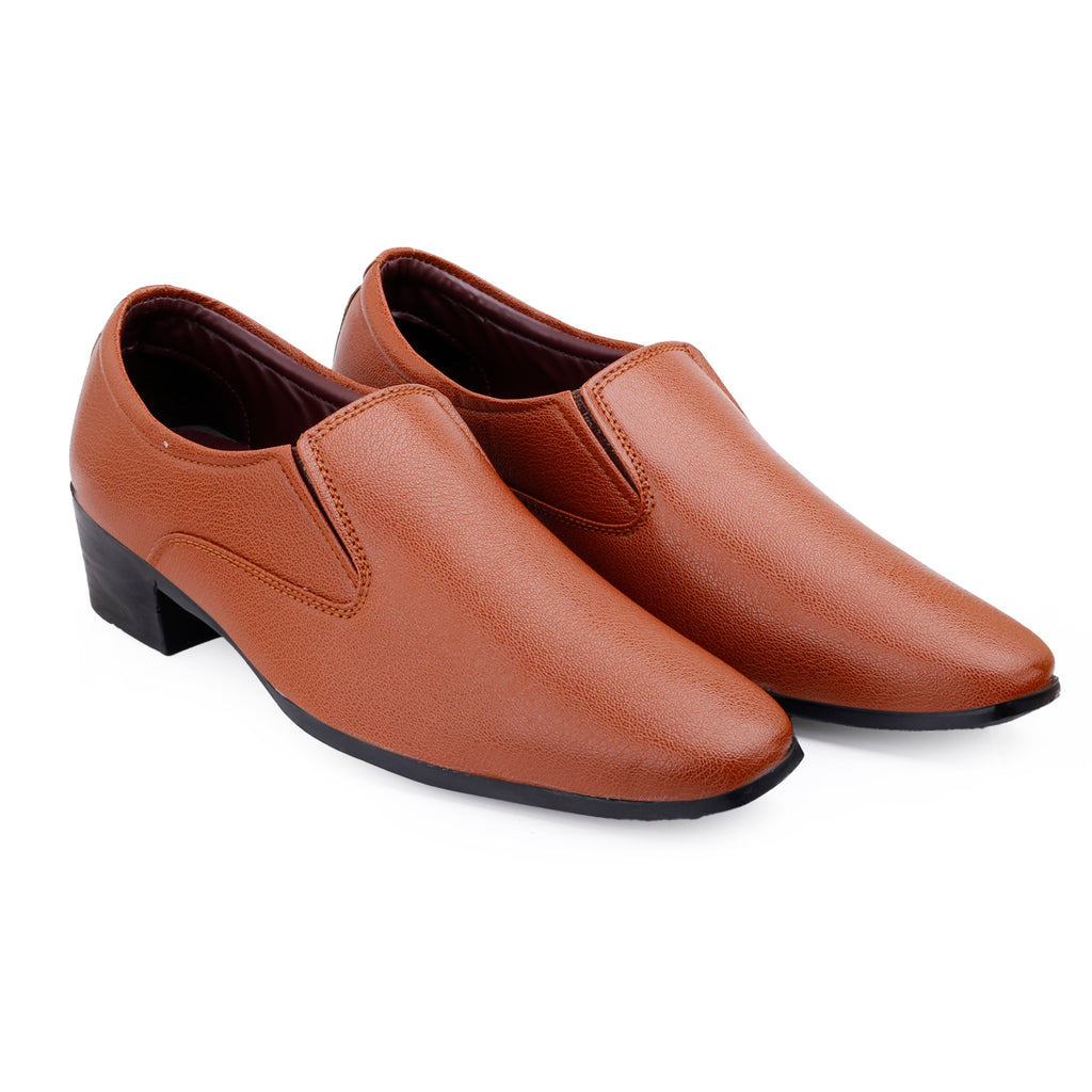 BAXXICO Height Increasing Elevator Slip-on Formal Shoes for Men