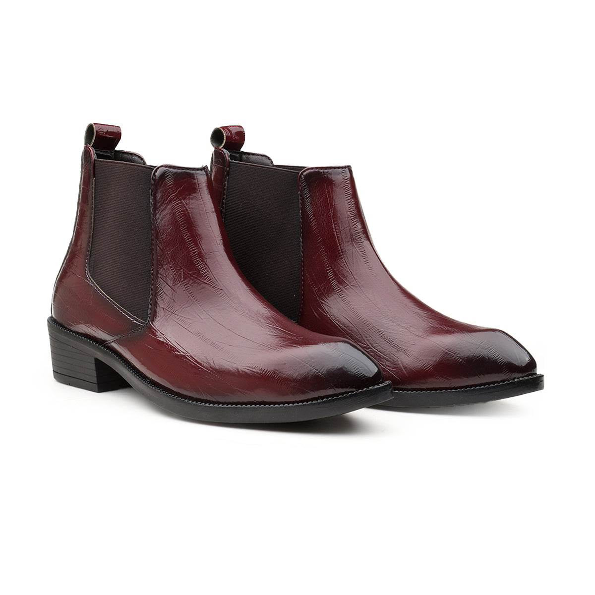 BAXXICO Mens Elevator Chelsea Boots Increase Height with Premium Style