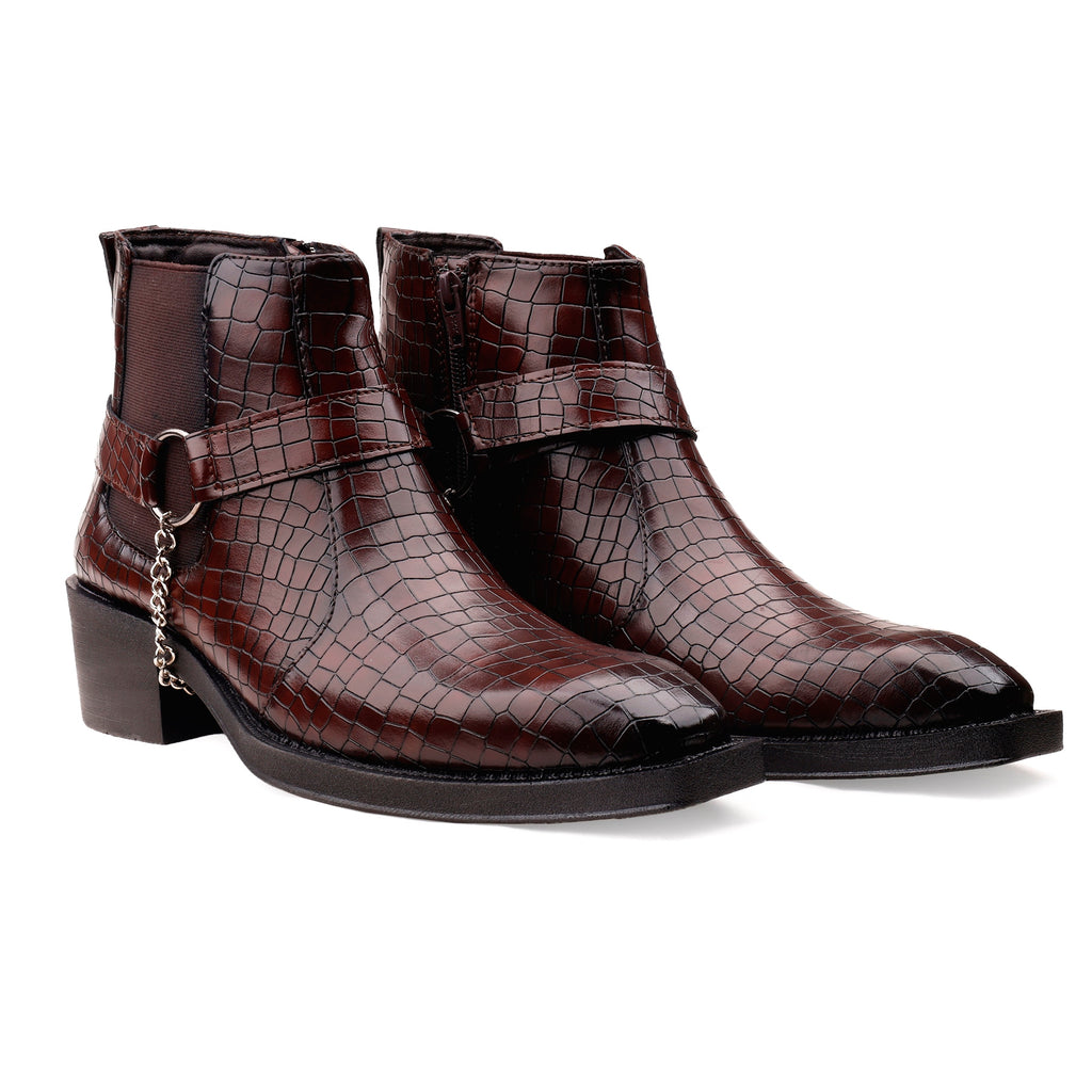 BAXXICO Mens HiddenLift Boots 5-6 CM Elevation