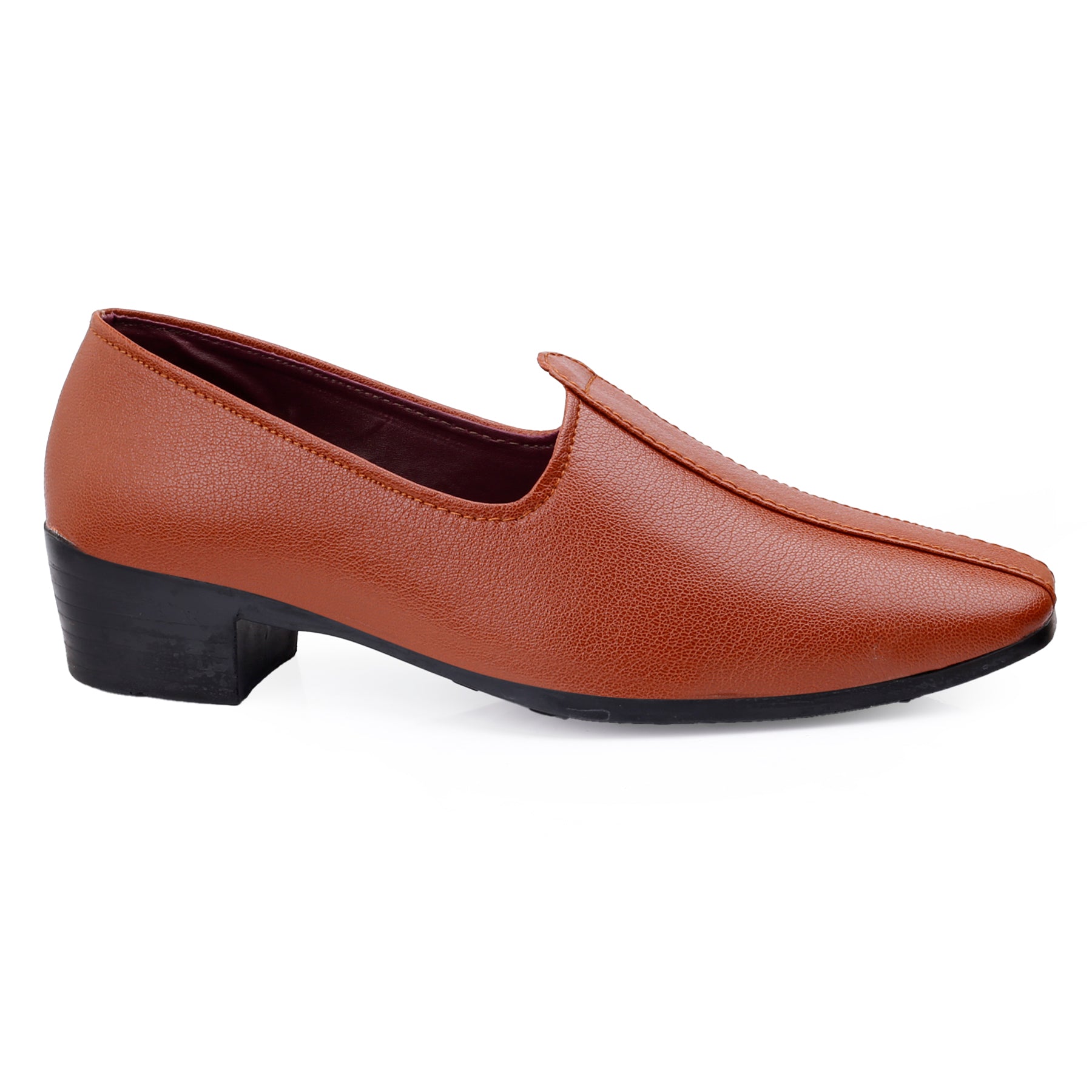 BAXXICO 2 Inch Height Increasing Mens Traditional Casual Punjabi Jutti