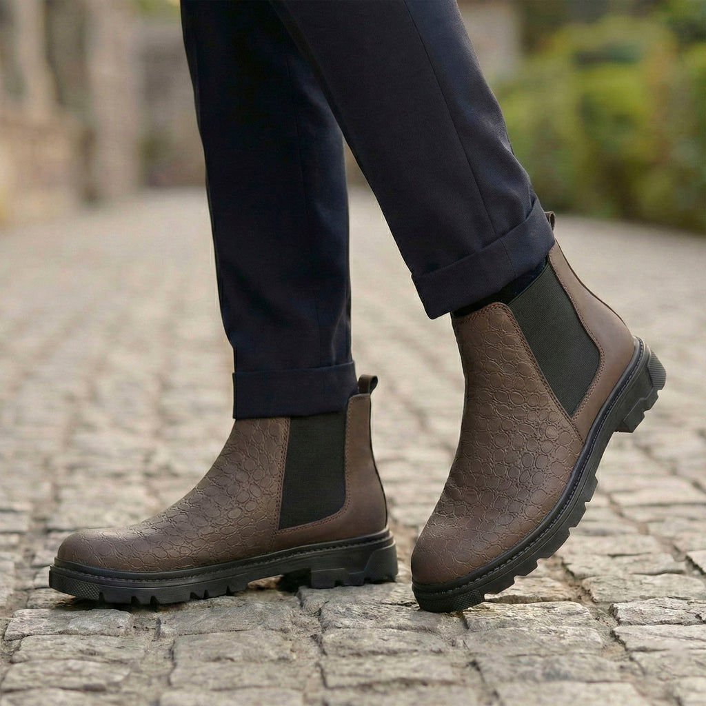 BAXXICO Classic Chelsea Boots for Men Durable & Comfortable Fit