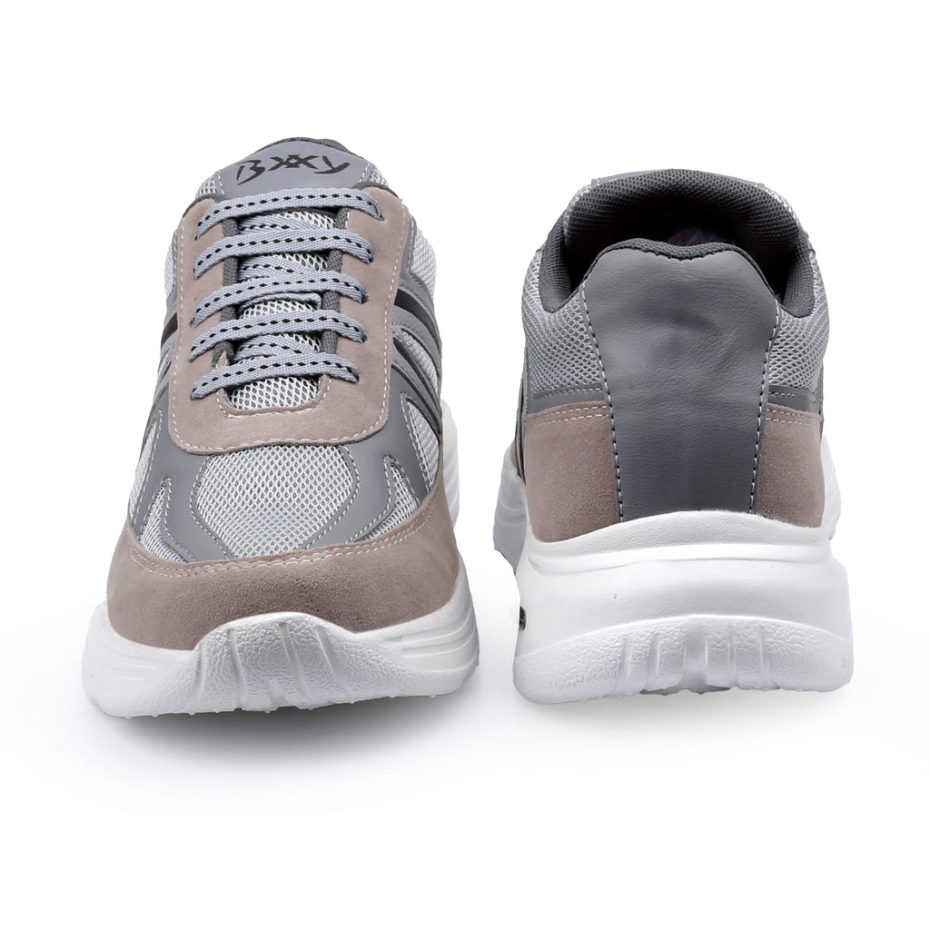Baxxico Mens Cushioned Sports Sneakers for Outdoor and Indoor Use