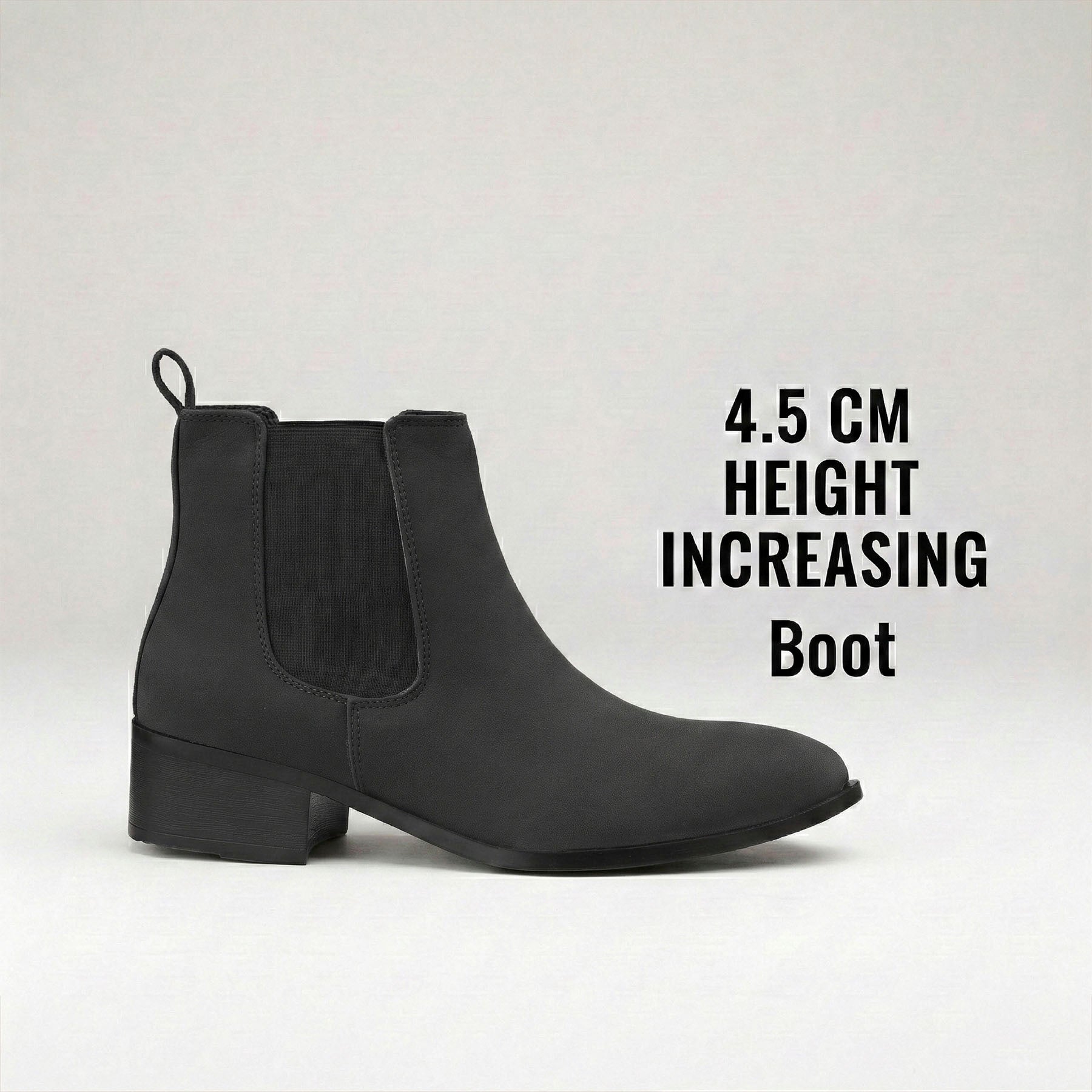 BAXXICO Smart Casual Mens Boots with 4.5cm Heel Height