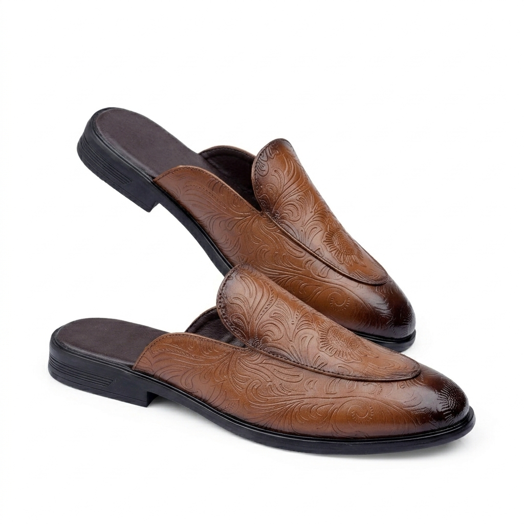BAXXICO Luxury Slip On Mule Shoes Crafted for Bold Modern Fashion