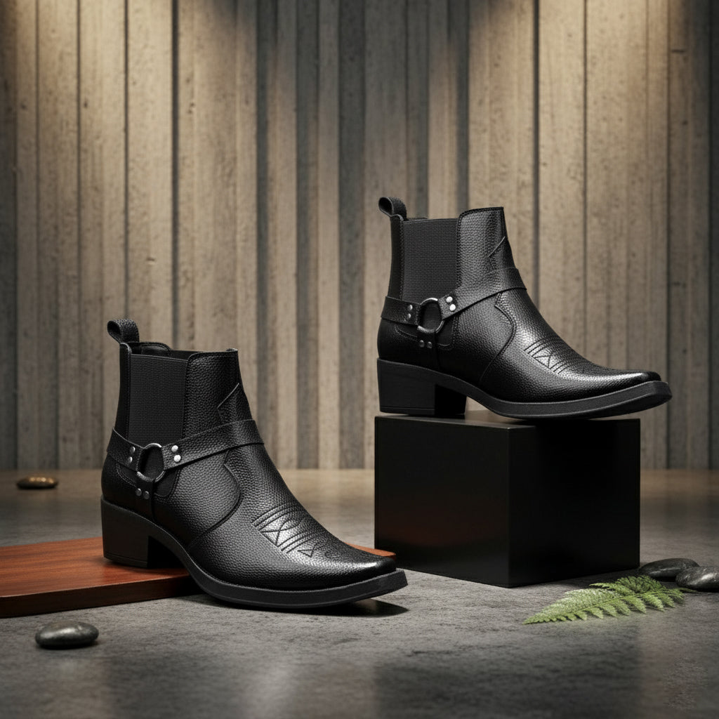 BAXXICO Mens 2 Inch Height Increasing Boots