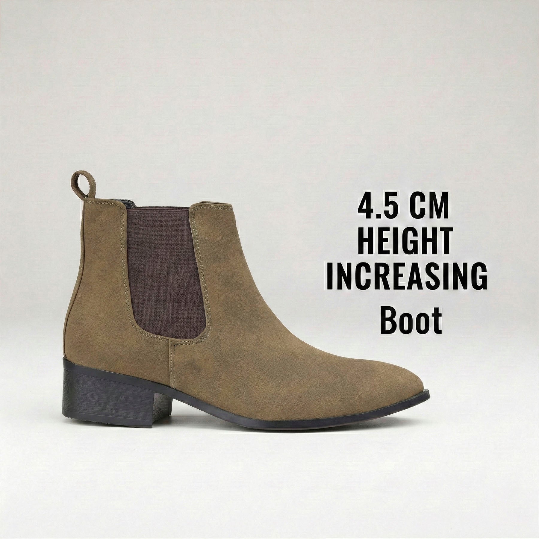 BAXXICO Smart Casual Mens Boots with 4.5cm Heel Height
