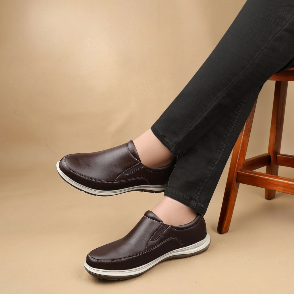 BAXXICO Mens Casual Slip On Shoes Durable Comfort for Office & Walking