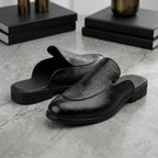 BAXXICO Luxury Slip On Mule Shoes Crafted for Bold Modern Fashion