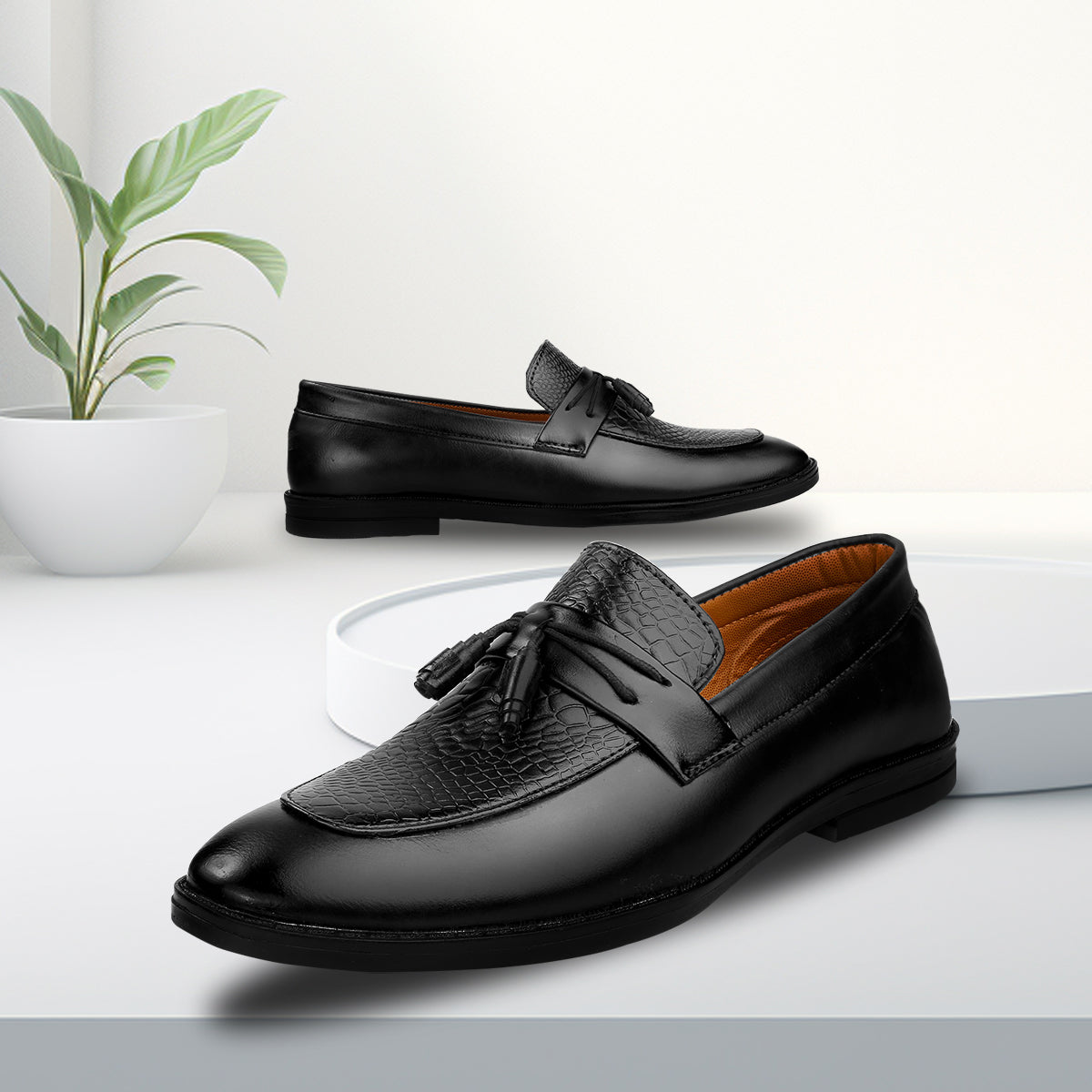 Baxxico Party Wear Premium Range Tassel Formal Slip ons for Men