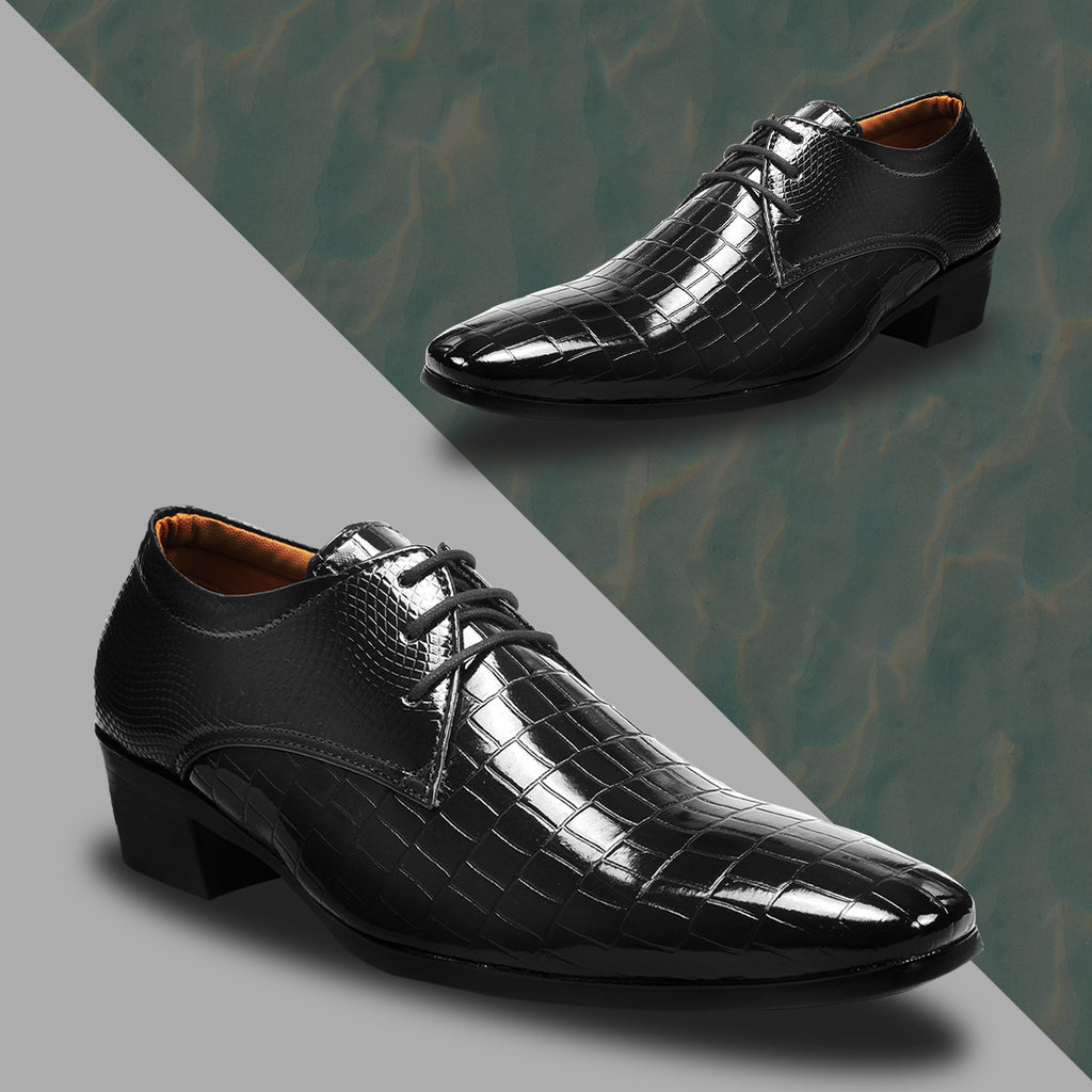 BAXXICO Party Wear Lace up Shoes For Men