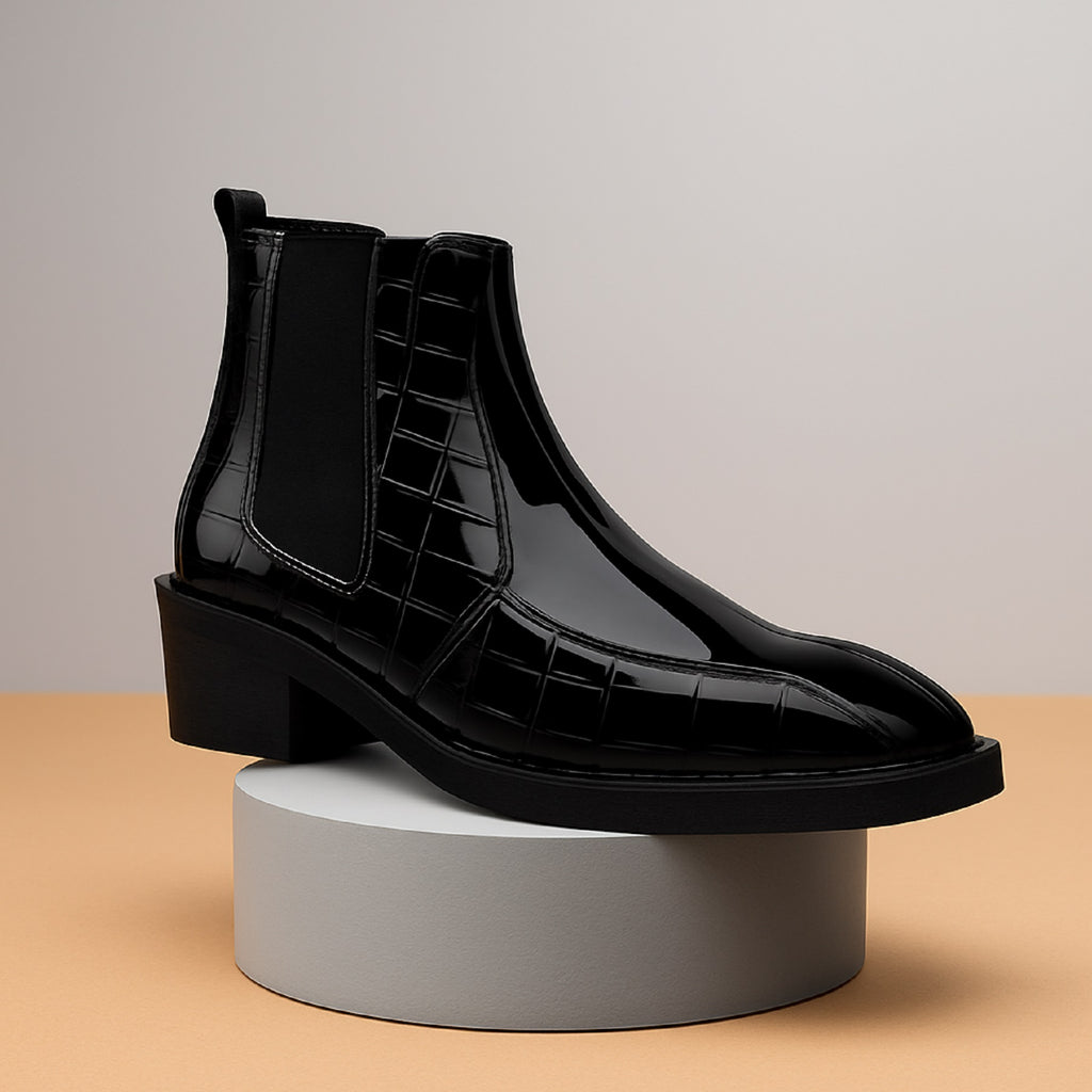 BAXXICO Mens Elevator Boots for Extra 2 Inches Height