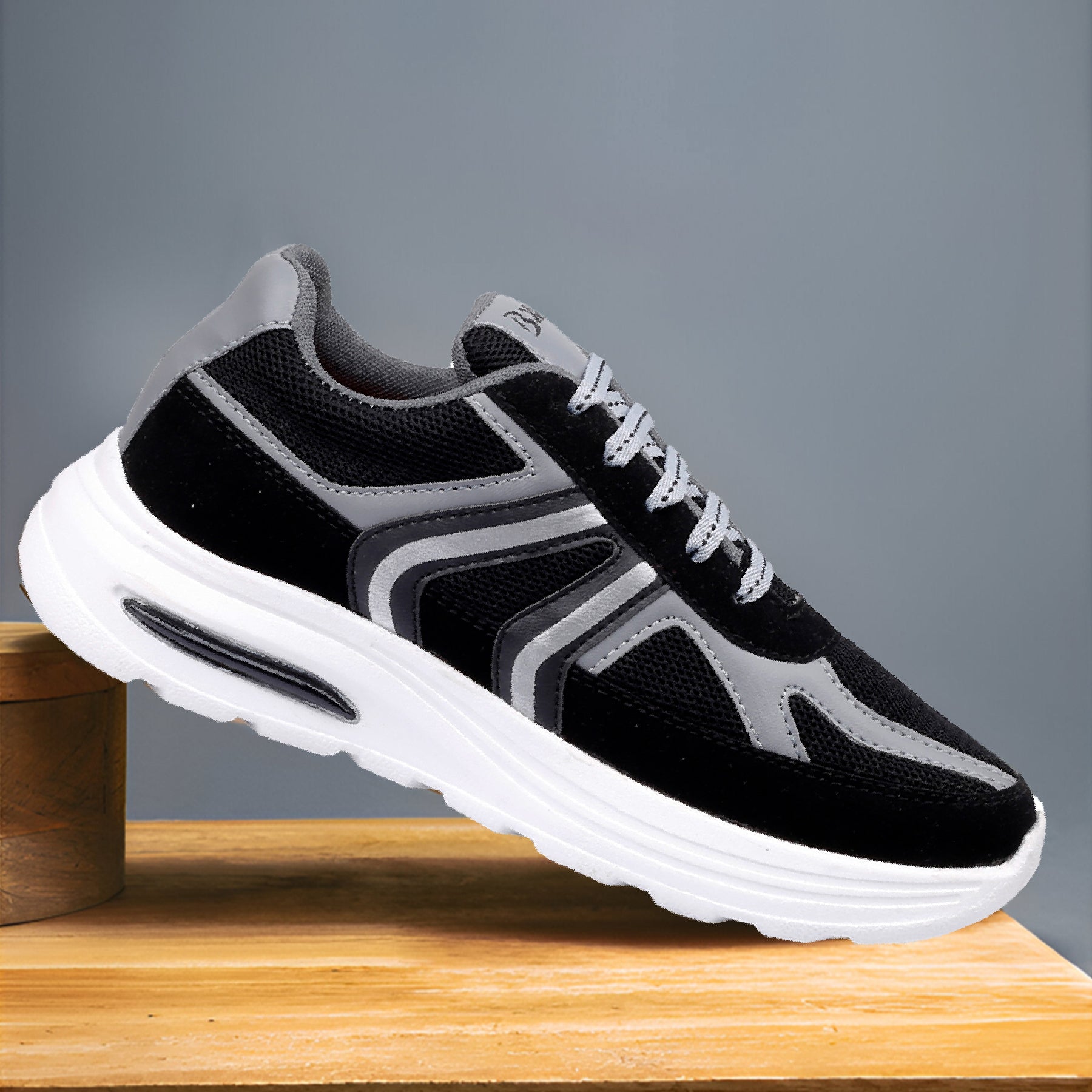 Baxxico Mens Cushioned Sports Sneakers for Outdoor and Indoor Use