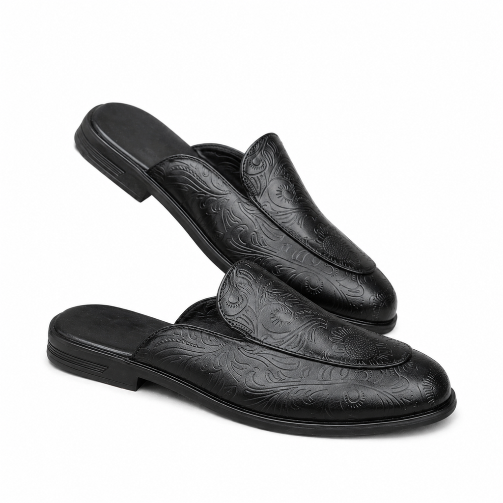 BAXXICO Luxury Slip On Mule Shoes Crafted for Bold Modern Fashion