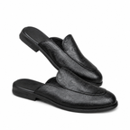 BAXXICO Luxury Slip On Mule Shoes Crafted for Bold Modern Fashion