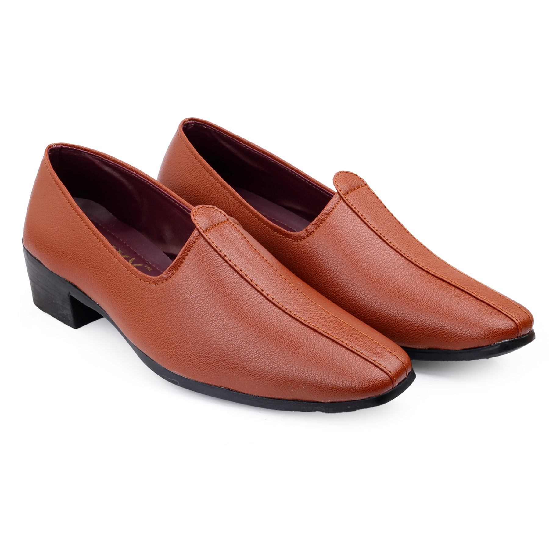 BAXXICO 2 Inch Height Increasing Mens Traditional Casual Punjabi Jutti