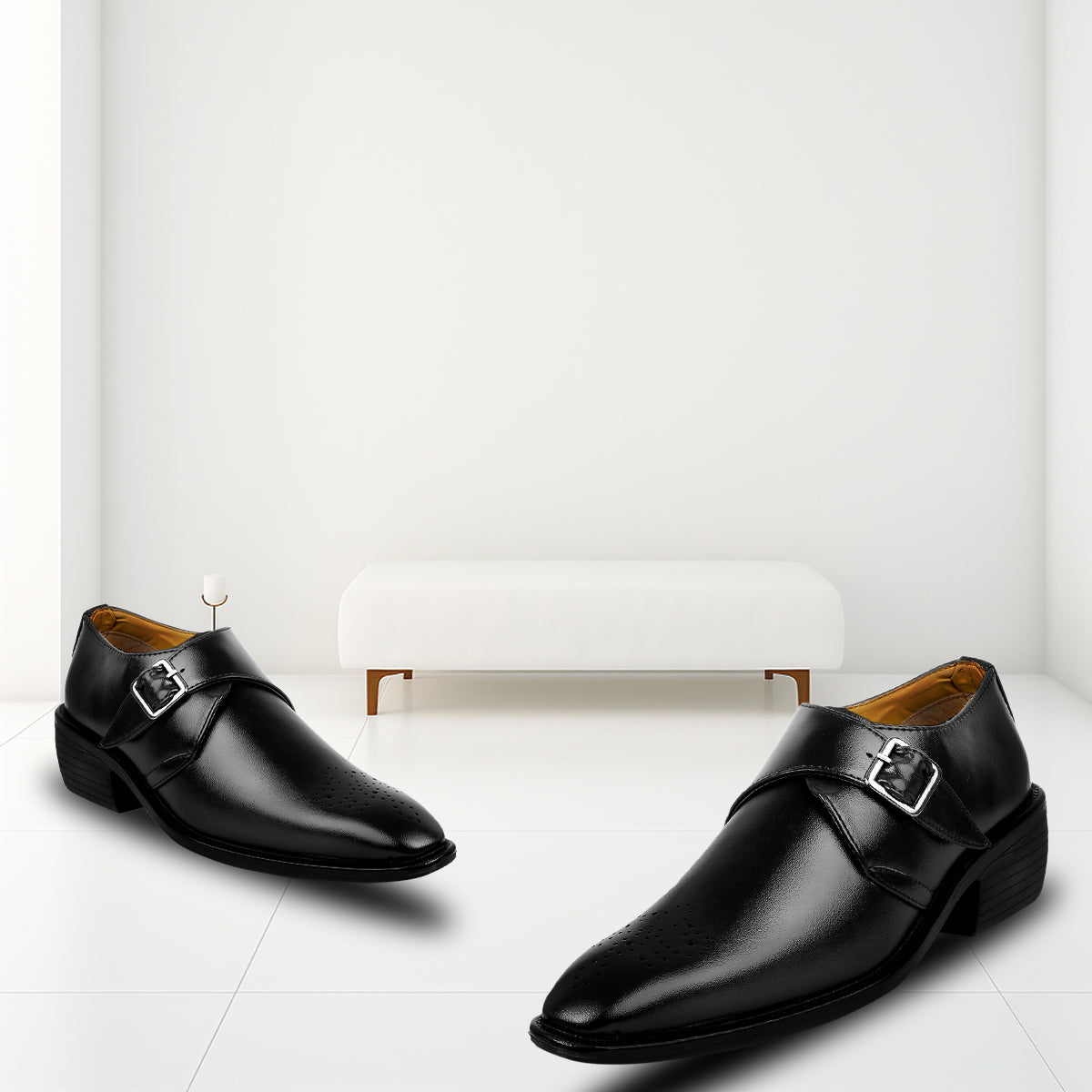 BAXXICO Height Increasing Monk Slip on For Men