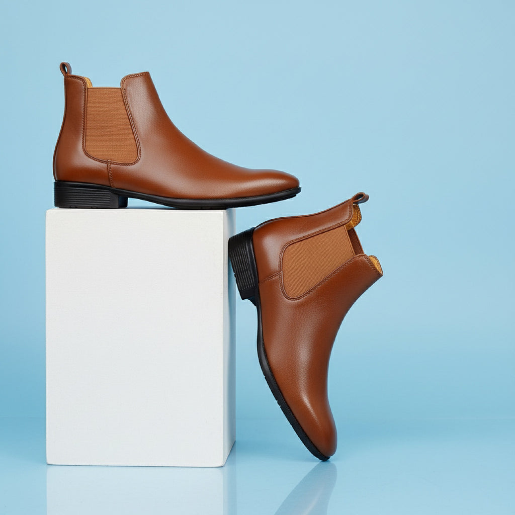 BAXXICO High end Fashionable Chelsea Boots for Men