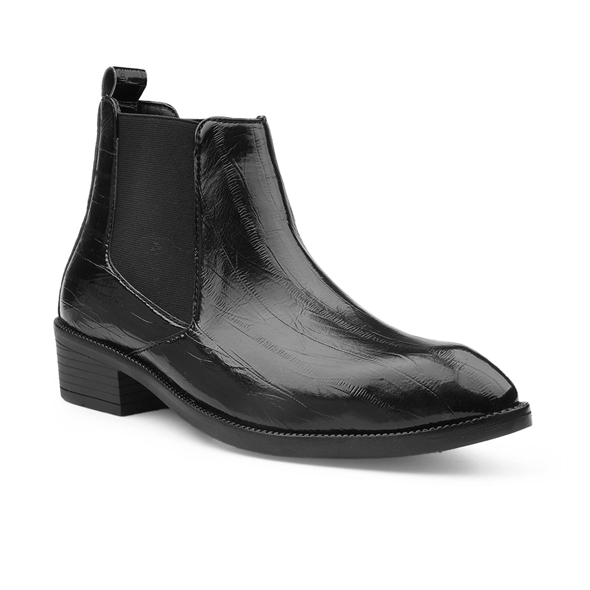 BAXXICO Mens Elevator Chelsea Boots Increase Height with Premium Style