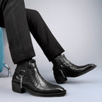 BAXXICO Mens comfortable faux leather Stylish boots