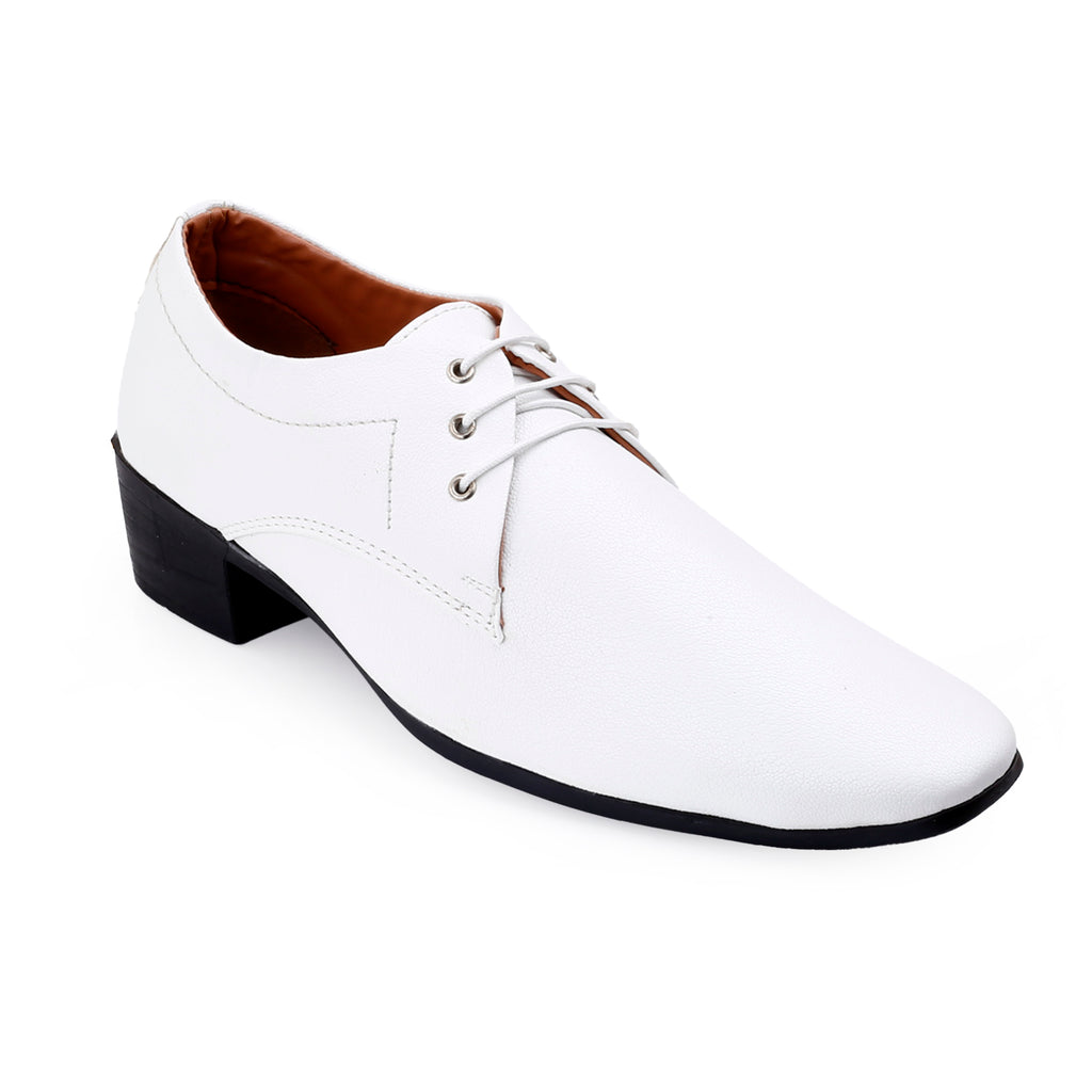 Mens Office Wear Height Increasing Derby Formal Shoes