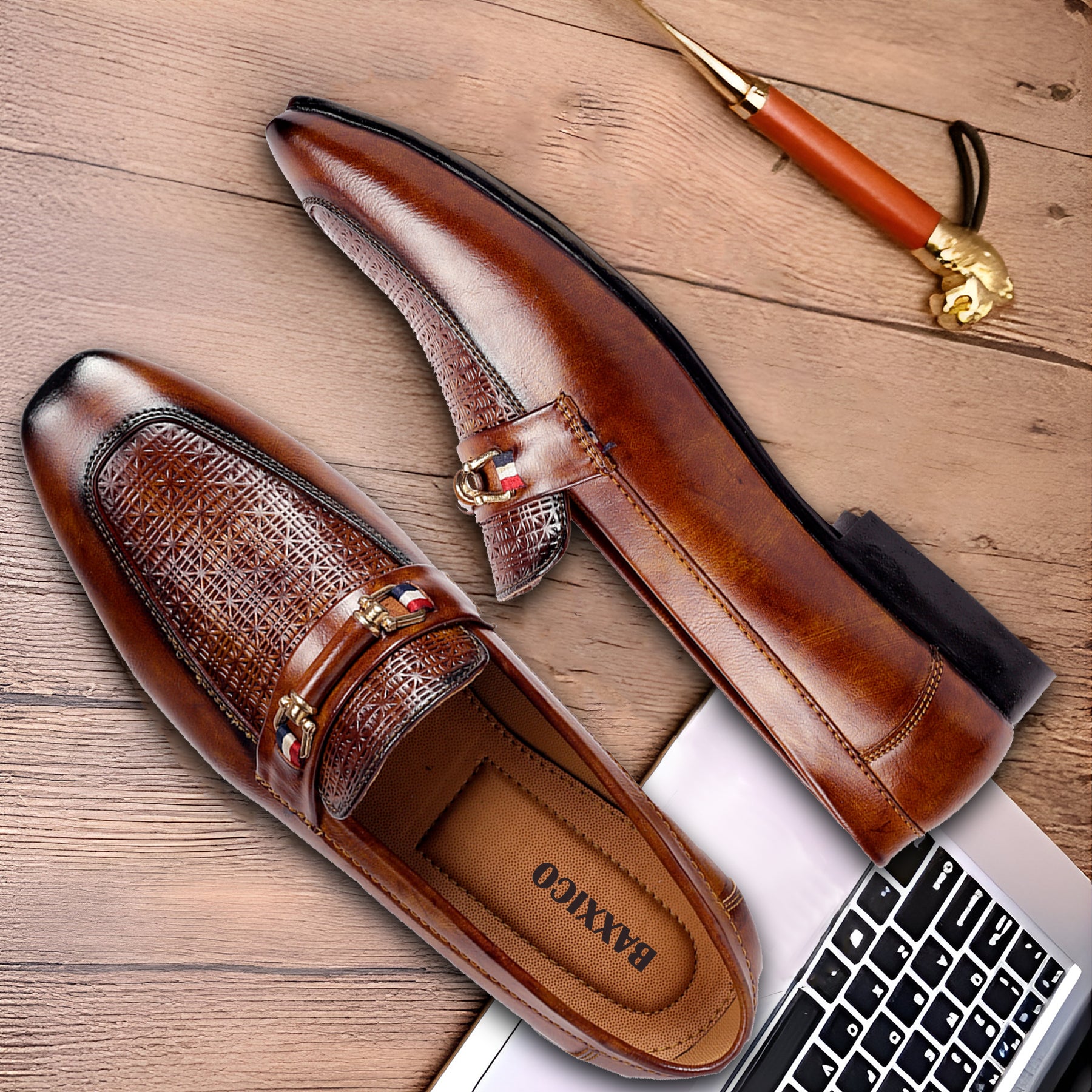 BAXXICO Mens Designer And Fashionable Moccasin