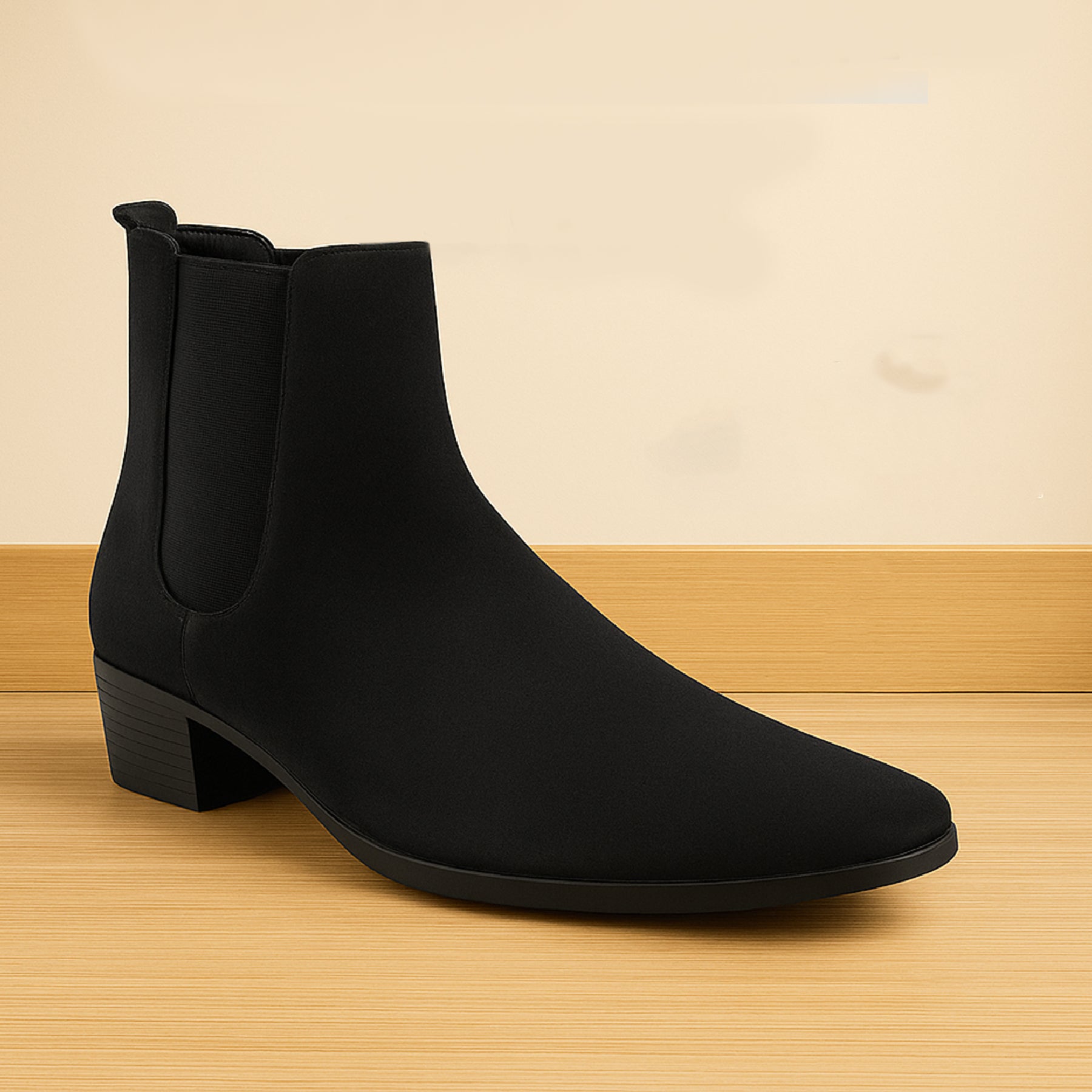 Mens Elevator Boots Stylish Height Increasing Design