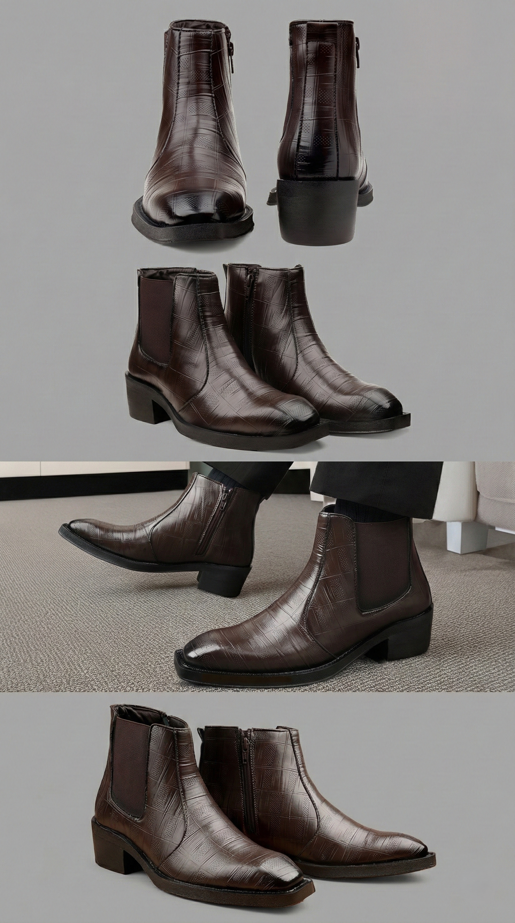 BAXXICO Mens Premium Chelsea Boots Stylish Durable & All Day Comfortable