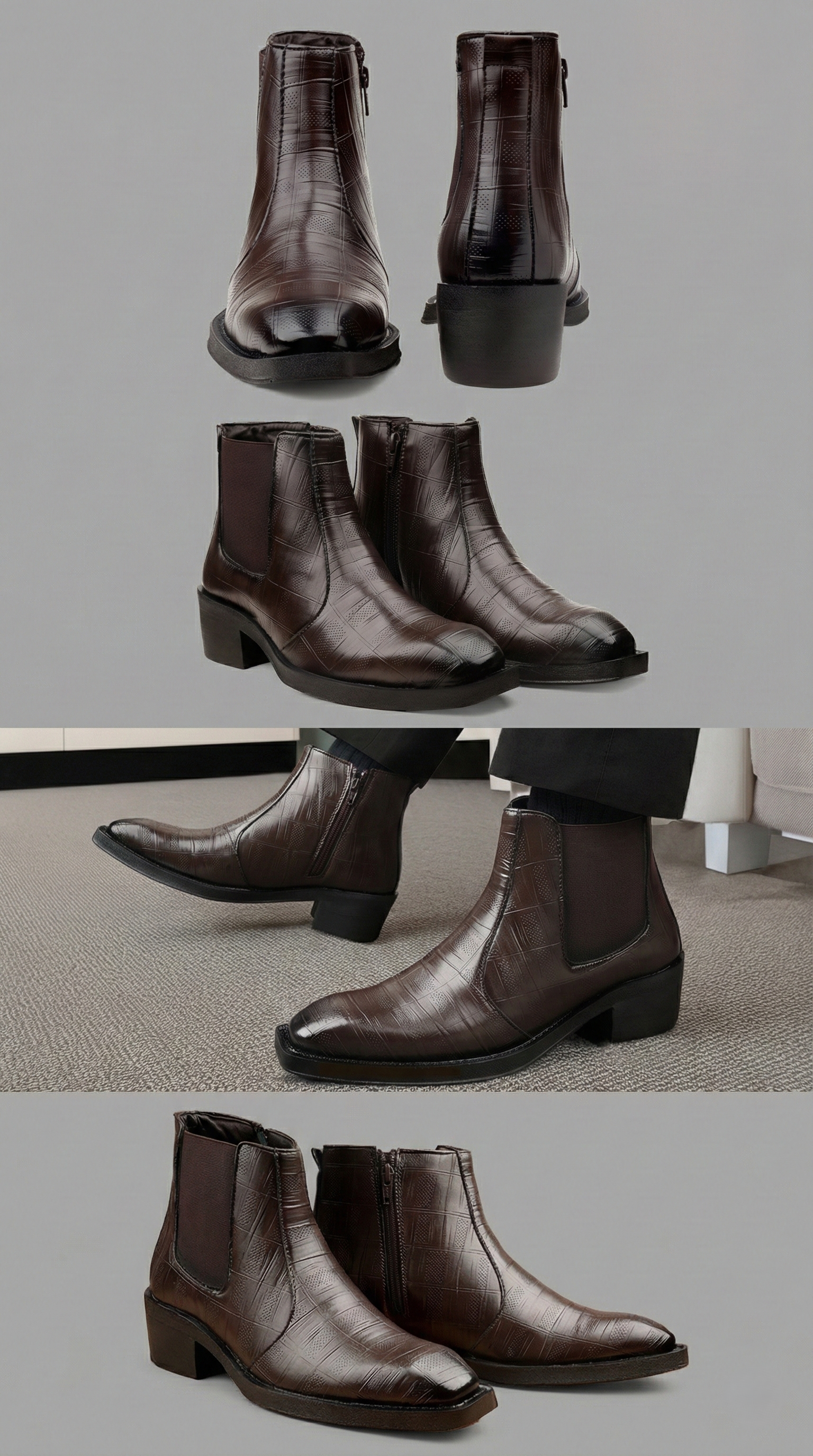 BAXXICO Mens Premium Chelsea Boots Stylish Durable & All Day Comfortable