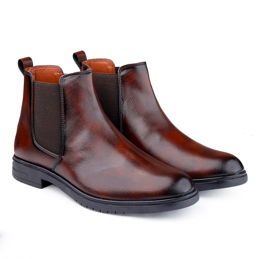 Baxxico New Stylish Men Slip on Ankle Stylish Boots