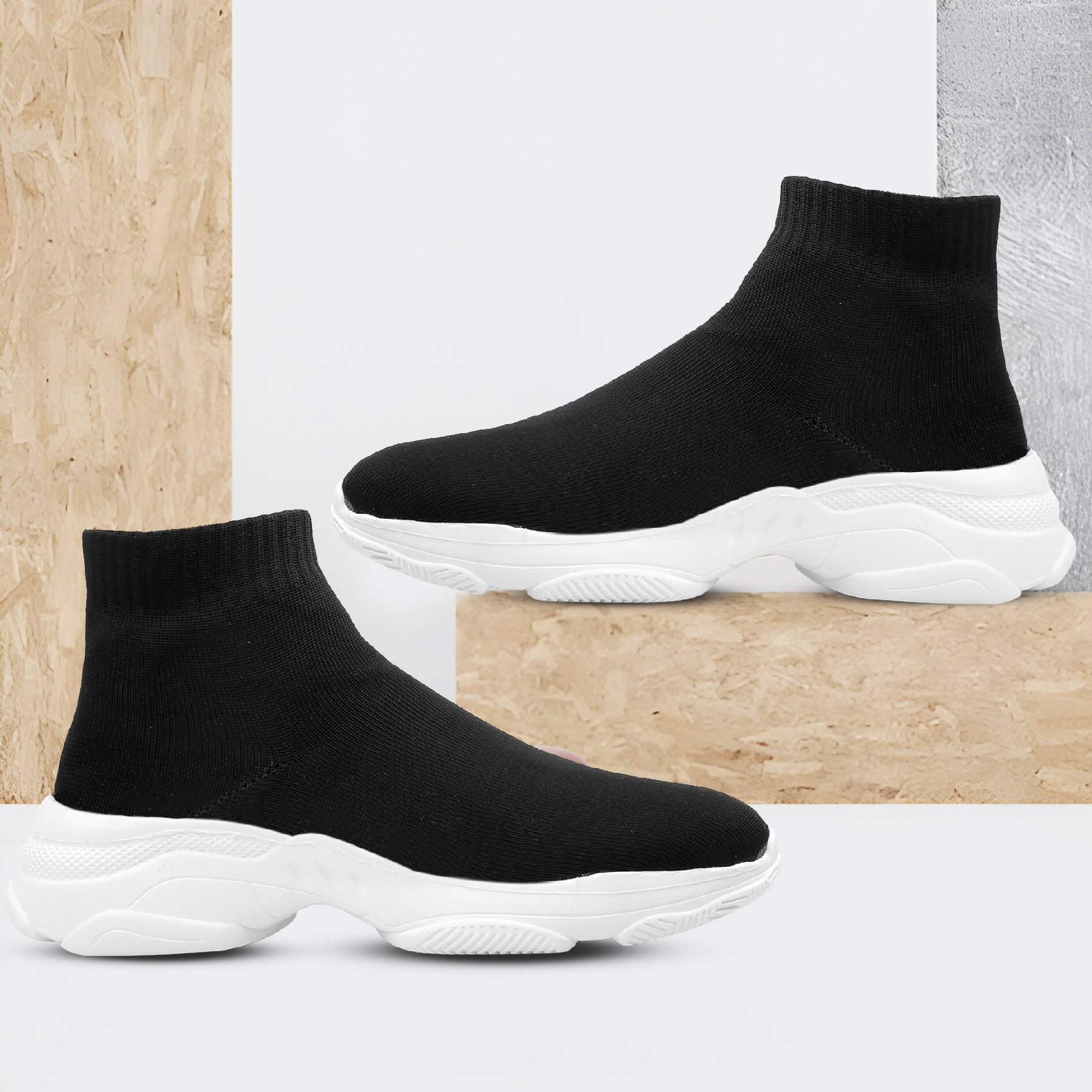 Baxxico Mens Lightweight Sock Shoes  Ultra Comfortable Slip On Sneakers