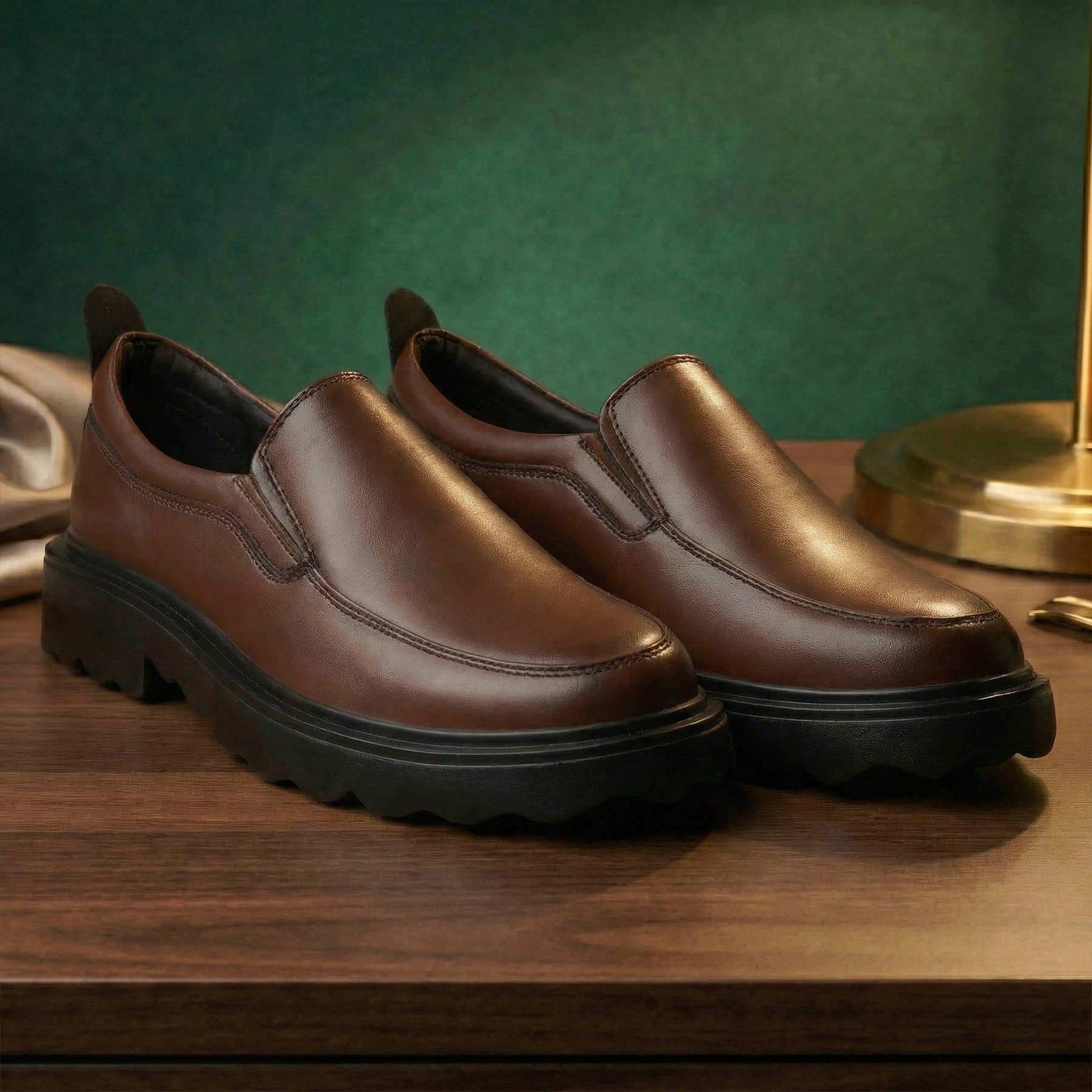BAXXICO Mens Casual Formal Slip On Shoes Smart & Sophisticated Look