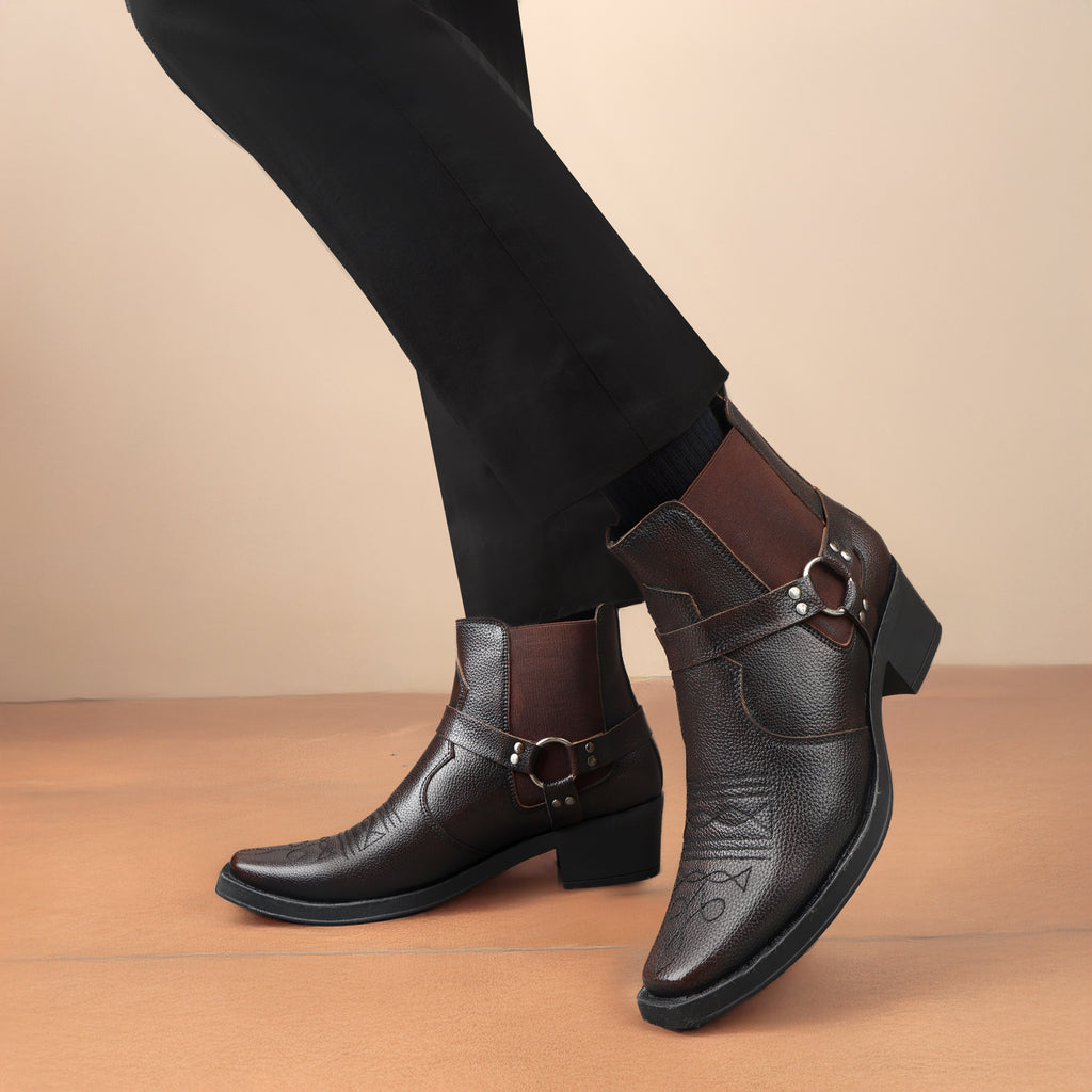 BAXXICO Mens 2 Inch Height Increasing Boots