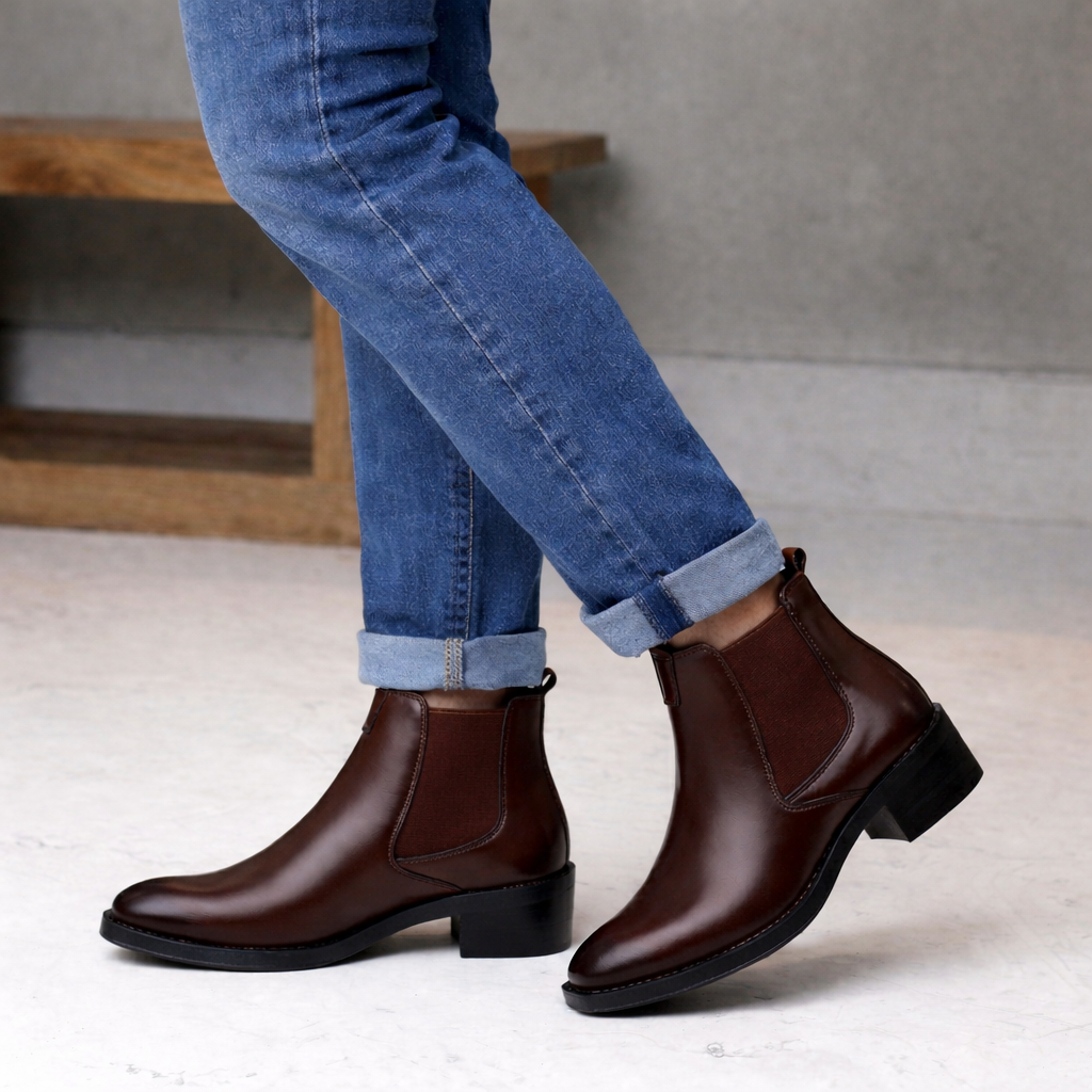 BAXXICO Mens 2 Inches Stylish Height Lifting Boots
